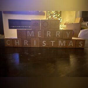 Kinderfeets Bamboo ABC Block set